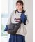 【Cross×Staff】ボトルポケ付/ハーフムーンフリルbag