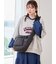 【Cross×Staff】ボトルポケ付/ハーフムーンフリルbag