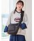 【Cross×Staff】ボトルポケ付/ハーフムーンフリルbag