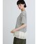 【接触冷感】裾レースボーダーTシャツ