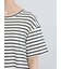 【接触冷感】裾レースボーダーTシャツ