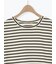 【接触冷感】裾レースボーダーTシャツ