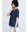 ◇【接触冷感/UVカット】配色レイヤードTシャツ
