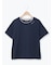 ◇【接触冷感/UVカット】配色レイヤードTシャツ