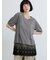 ◇【接触冷感】裾チュールチュニックTシャツ