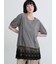 ◇【接触冷感】裾チュールチュニックTシャツ