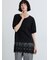 ◇【接触冷感】裾チュールチュニックTシャツ