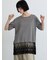 ◇【接触冷感】裾チュールチュニックTシャツ