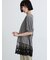◇【接触冷感】裾チュールチュニックTシャツ