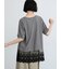 ◇【接触冷感】裾チュールチュニックTシャツ