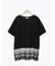 ◇【接触冷感】裾チュールチュニックTシャツ