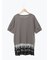 ◇【接触冷感】裾チュールチュニックTシャツ