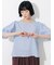 ◇【イージーケア】ドットラメ刺繍ブラウス