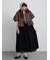 綿麻パウダーガーゼフリルベスト