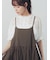 ボイルレースピンタックブラウス