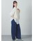 デニムワイドバレルパンツ〈WEB限定SS・XLサイズ〉