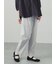 綿麻ストレッチテーパードパンツ