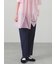 綿麻ストレッチテーパードパンツ