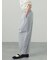 綿麻ストレッチテーパードパンツ