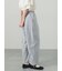 綿麻ストレッチテーパードパンツ