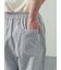 綿麻ストレッチテーパードパンツ