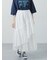 アシメティアードラップスカート