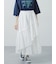 アシメティアードラップスカート