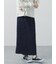 小花柄シャーリングナロースカート