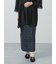 小花柄シャーリングナロースカート