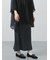 小花柄シャーリングナロースカート