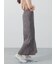 小花柄シャーリングナロースカート