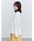 レース付きロゴプリントロングTシャツ