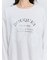 レース付きロゴプリントロングTシャツ
