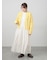 お花かぎ針付きニットカーディガン