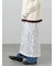 【帯電防止ペチコート付き】起毛レースナロースカート