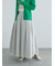 ナイロンタフタタックフレアスカート
