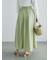 ナイロンタフタタックフレアスカート