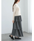 【WEB限定】ラメティアードスカート