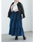 【WEB限定】ラメティアードスカート