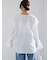 レースコンビフリルカラーブラウス《2025spring catalog item》
