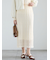 レーシーニットストレートスカート（セットアップ可）《2025spring catalog item》