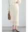 レーシーニットストレートスカート（セットアップ可）《2025spring catalog item》