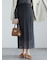 レーシーニットストレートスカート（セットアップ可）《2025spring catalog item》