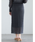 レーシーニットストレートスカート（セットアップ可）《2025spring catalog item》
