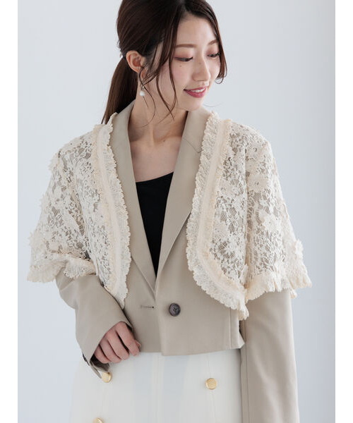 レースボレロジャケット《2025spring catalog item》｜テチチの