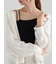 シームレスカップ付きアシメキャミソール《2025spring catalog item》
