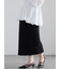 フクレジャカードストレートロングスカート《2025spring catalog item》