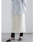 フクレジャカードストレートロングスカート《2025spring catalog item》