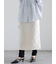 フクレジャカードストレートロングスカート《2025spring catalog item》