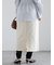 フクレジャカードストレートロングスカート《2025spring catalog item》